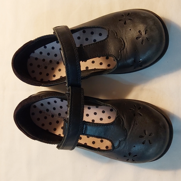 Marks & Spencer - Kids' Leather T-Bar School Shoes - Black - Picture 1 of 7